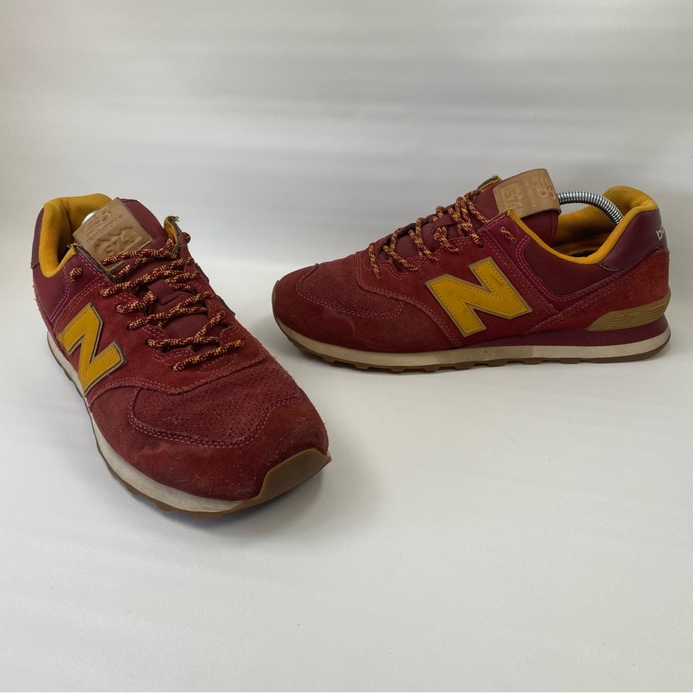 New Balance Red and Yellow Sneakers